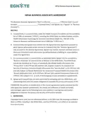 Free Download PDF Books, Business Associate Agreement Form Template