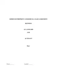 Free Download PDF Books, Commercial Property Lease Agreement Template