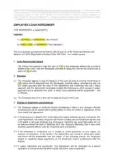 Free Download PDF Books, Employee Loan Agreement Form Template
