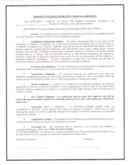 Employee Non Compete Agreement Form Template