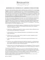 Medical Patient Confidentiality Agreement Template