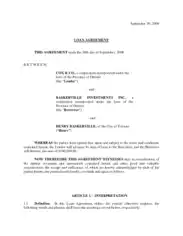 Free Download PDF Books, Partnership Loan Agreement Form Template