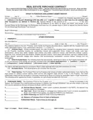 Free Download PDF Books, Real Estate Purchase Agreement Form Template