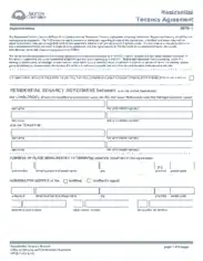 Free Download PDF Books, Residential Tenancy Agreement Form Template