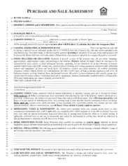 Sale And Purchase Agreement Form Template