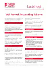 Annual Accounting Scheme Form Template