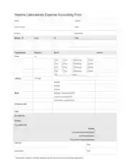 Free Download PDF Books, Basic Laboratories Expense Accounting Form Template