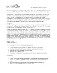 Accounting and Finance Intern Job Description Template