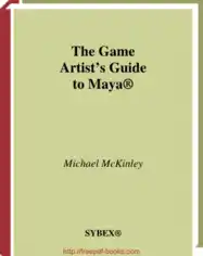 Free Download PDF Books, The Game Artists Guide to Maya