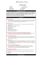 Area Account Manager Job Description Template