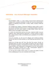 Internship Assistant key Account Manager Job Description Template