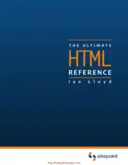 Free Download PDF Books, The Ultimate HTML Reference