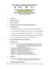 Board of Directors Strategy Meeting Agenda Example