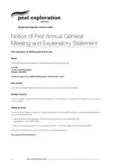 Free Download PDF Books, First Annual General Meeting Agenda Format