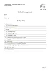 Free Download PDF Books, ISS Staff Meeting Agenda
