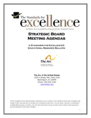 strategic board meeting agendas