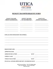 Free Download PDF Books, Budget Transfer Request Form Sample Template