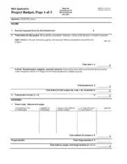 Project Budget Request Form Template