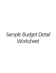 Free Download PDF Books, Consultant Budget Worksheet Template