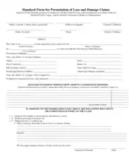 Freight Damage Claim Form Template