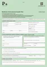 Patient Universal Claim Form Template