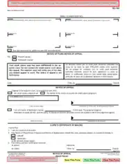 Small Claim Appeal Form Template