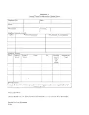 Travel Assistance Claim Form Template