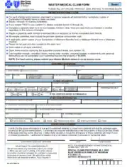 Downloadable Medical Claim Form Template