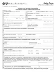 Free Download PDF Books, Insured Medical Claim Form Template