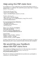Free Download PDF Books, Printable Pension Service Claim Form Template