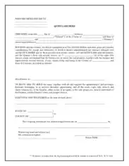 Quick Claim Deed Form Format Template