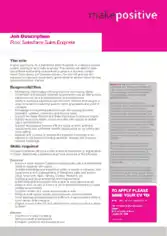 Free Download PDF Books, Salesforce Sales Engineer Job Description Template