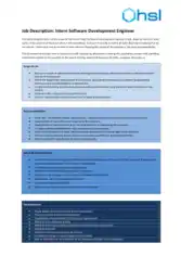 Free Download PDF Books, Software Development Engineer Job Description Template