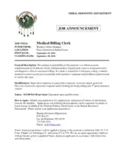Medical Billing And Coding Clerk Job Description