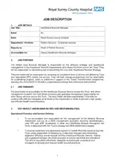 Free Download PDF Books, Health Care Medical Records Manager Job Description