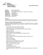 Back Office Patient Care Technician Job Description