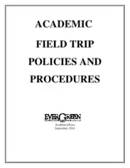 Academic Field Trip Policy Template