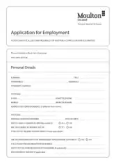 Free Download PDF Books, College Employment Job Application Form Template