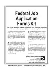 Free Download PDF Books, Blank Federal Job Application Template