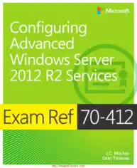 Free Download PDF Books, Configuring Advanced Windows Server 2012 R2 Services
