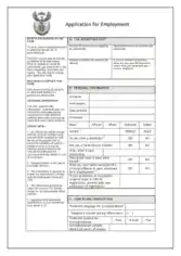 Free Download PDF Books, Government Job Application Form Template