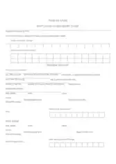 Employee Health Card Application Form Template
