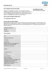 Free Download PDF Books, Standard Job Application Form Template
