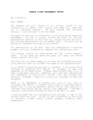 Client Letter of Engagement Template