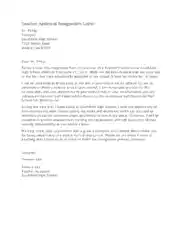 Teacher Assistant Resignation Letter Template