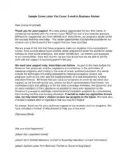 Business Partnership Thank You Letter Template