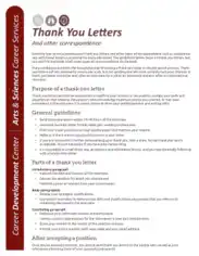 Free Download PDF Books, Professional Thank You Letter Template