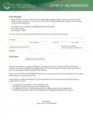 Graduate School Letter of Recommendation for Supervisor Template