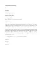 Postgraduate Letter of Recommendation Template