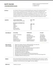 Accountant Assistant Resume Template